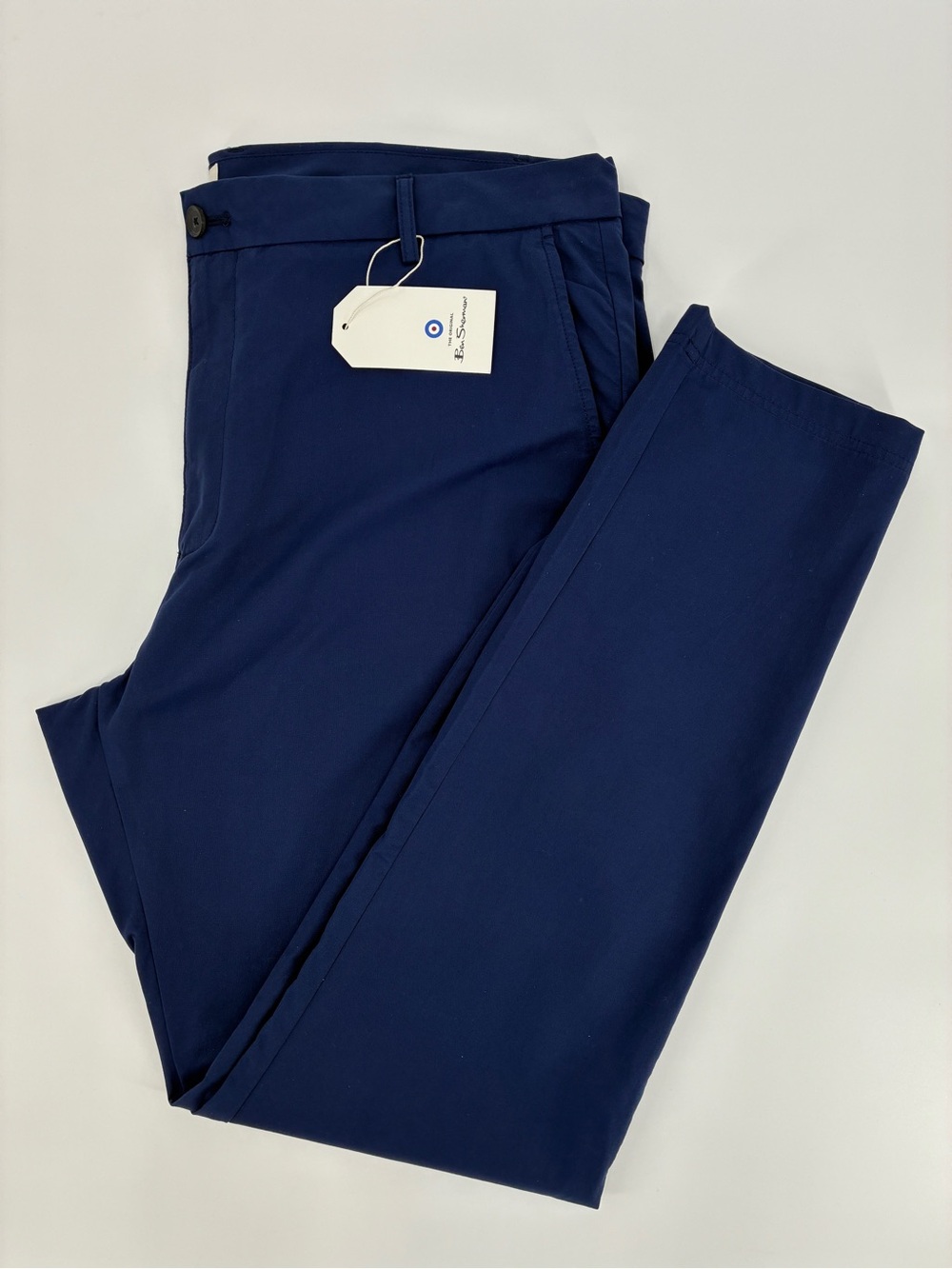 Ben Sherman Men’s Slim Fit Navy Blue Dress Office Preppy Pants 43x34 NWT
